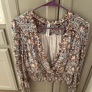 Anthropologie Multicolor Patterned Blouse